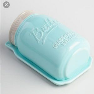 ISO blue mason jar butter dish